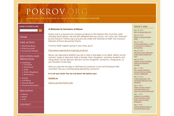 pokrov.org site used Pokrov