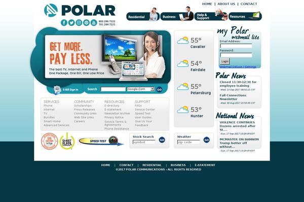 Site using Polar-csv-uploader plugin