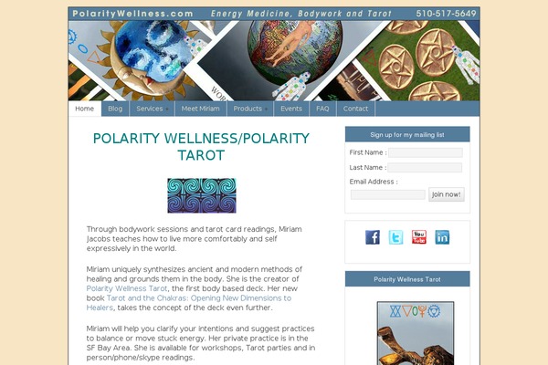 polarity theme websites examples