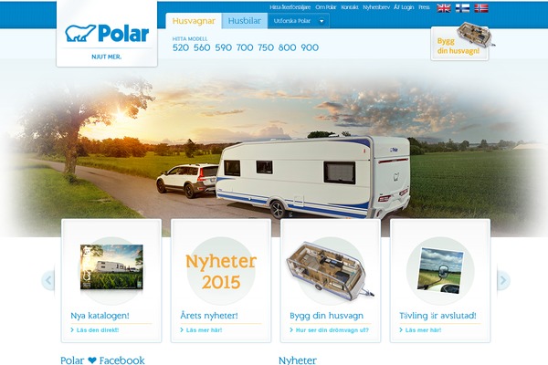 polarvagnen.com site used Polar