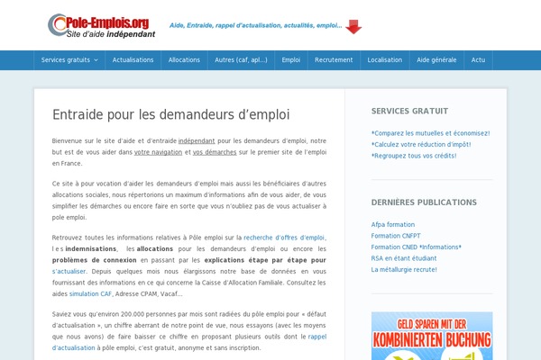 pole-emplois.org site used Tdpravda