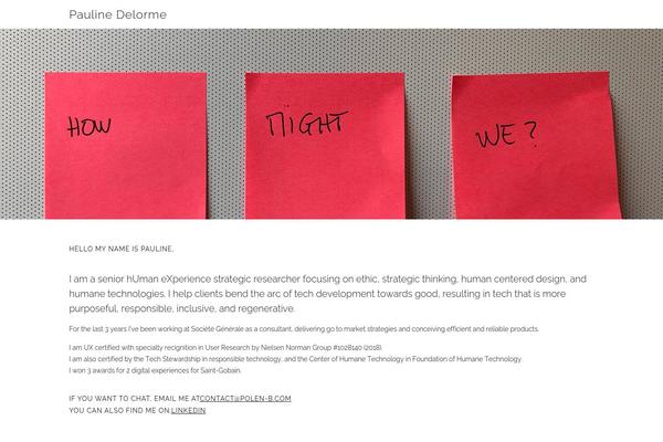 WordPress website example screenshot