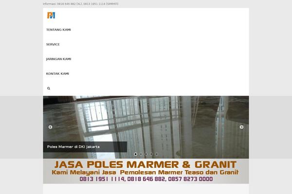 polesmarmer theme websites examples