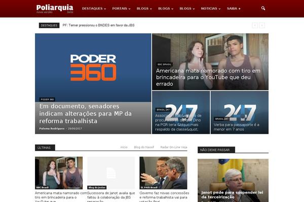 Aggregator theme websites examples