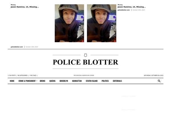 policeblotter.com site used Fineglobe-child