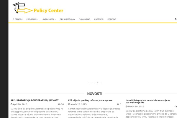 WordPress website example screenshot