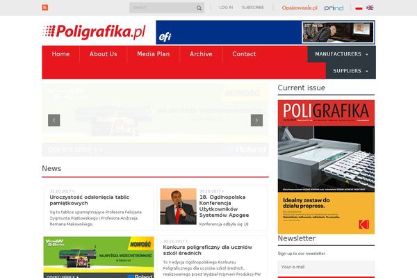 poligrafika.pl site used Motyw