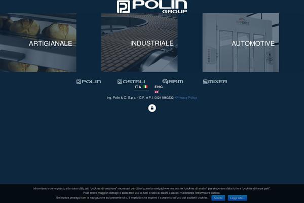 polin.it site used Homepage