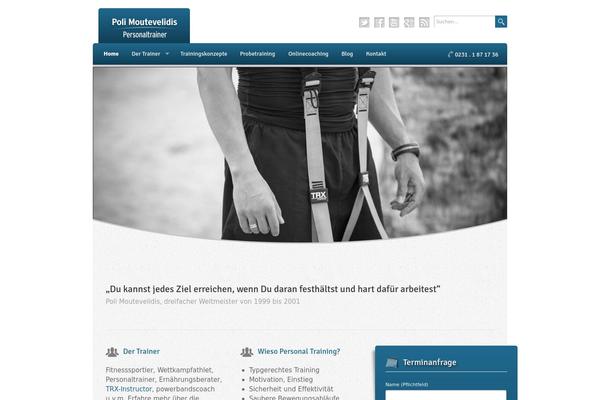 Enfold theme site design template sample