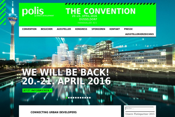 polis-convention.com site used Polis
