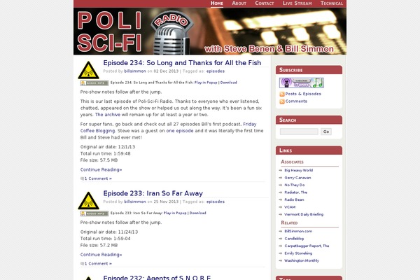 poliscifiradio.com site used Bluespot-10