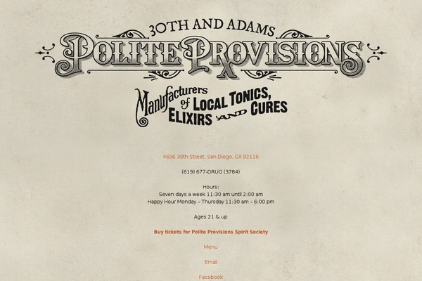 politeprovisions.com site used Polite-provisions