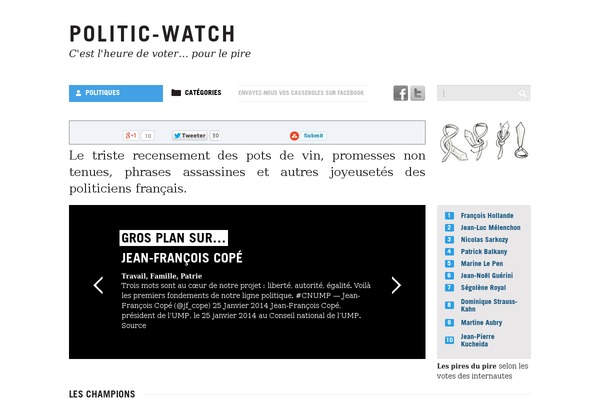 politic-watch.com site used Pw