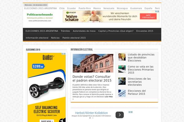 Sahifa theme site design template sample