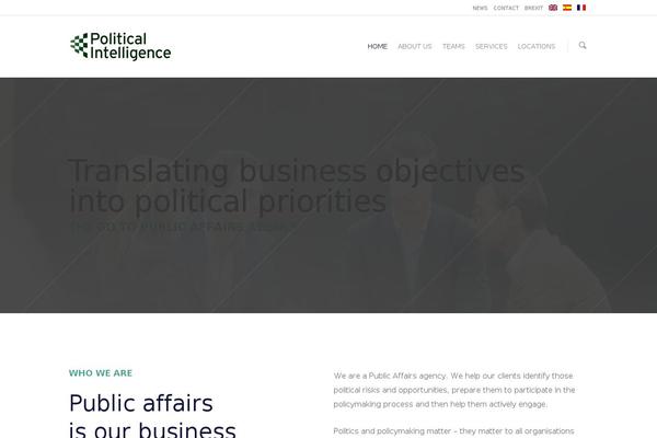 political-intelligence.com site used Political