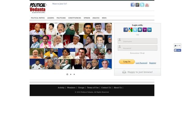politicalvedanta.com site used The Journal