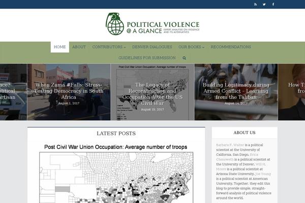 politicalviolenceataglance.org site used Overflow