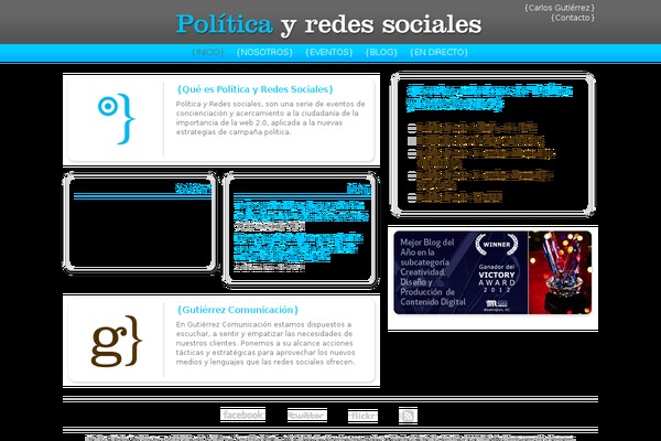 politicaredes.com site used Politicaredes