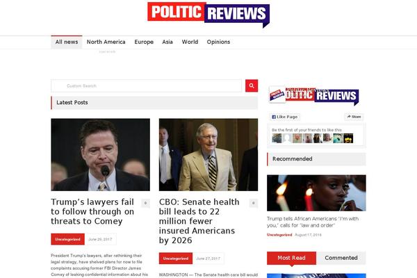 politicreviews.com site used Pressroom-politicreviews