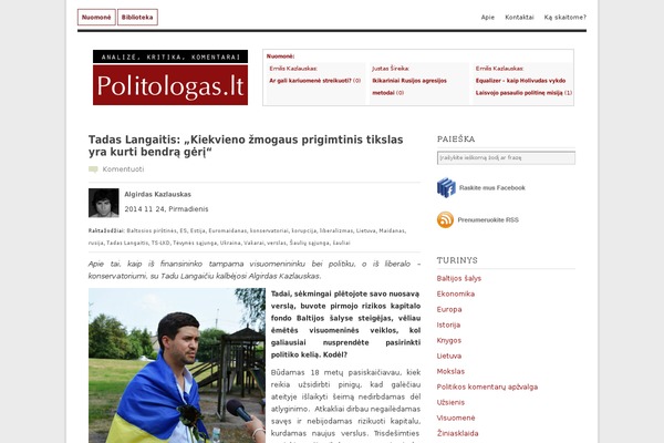 politologas.lt site used Vigilance