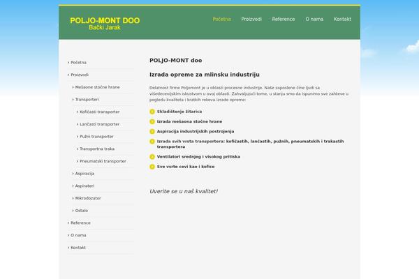 poljomont.com site used Poljomont