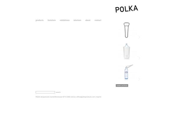 polkaproducts.com site used Polka