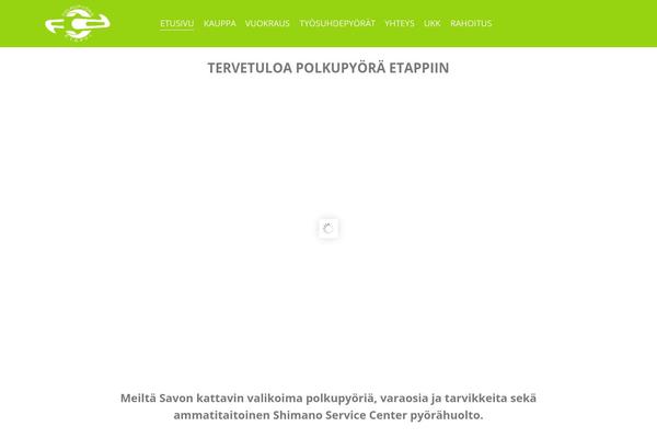 polkupyoraetappi.fi site used Groteski
