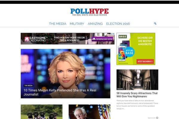 pollhype.com site used Newspaper-custom