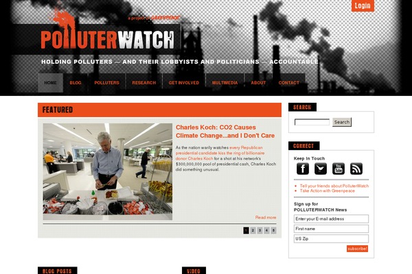polluterwatch.org site used Ultrabootstrap-pw