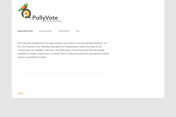Site using Pollyvote plugin