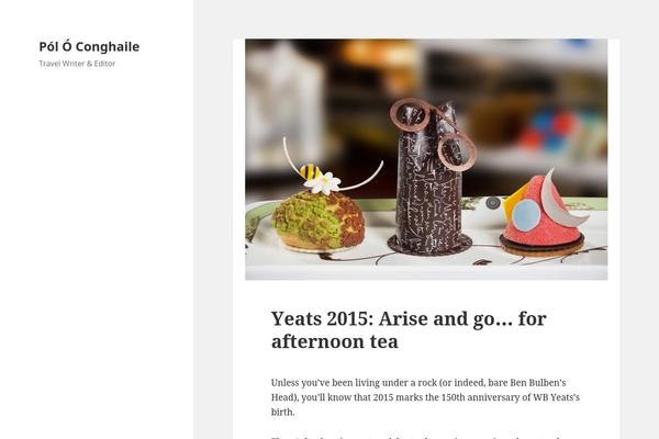 Twenty Fifteen theme site design template sample
