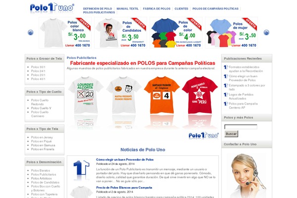 polos.com.pe site used Polouno