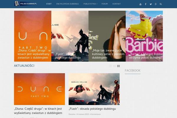 Cyberfolks theme site design template sample