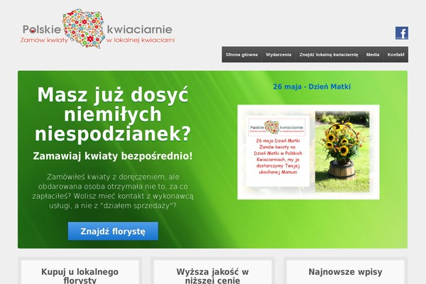 polskiekwiaciarnie.pl site used Klon-responsive