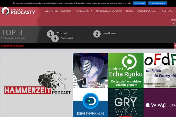 polskiepodcasty.pl site used Skyting-1.0.3