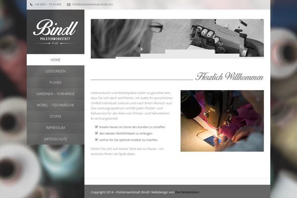 Vertikal theme site design template sample