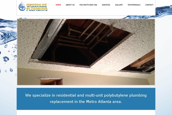 polybutyleneatlanta.com site used Headway