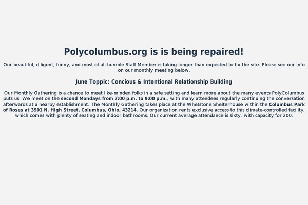 polycolumbus.org site used Interface