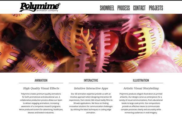 polymime.com site used Uwd-avada-child-theme