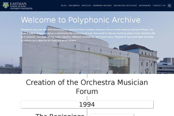 polyphonic.org site used Seashell-child
