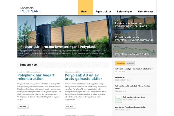 polyplank.nu site used Delicious Magazine