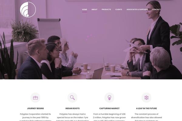 WordPress website example screenshot