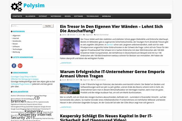 polysim.ch site used Gamevo