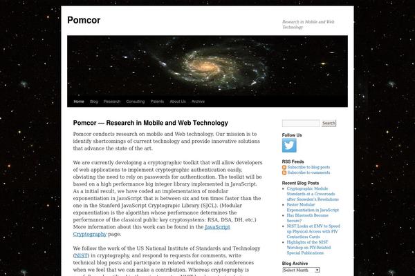 Twenty Sixteen theme site design template sample