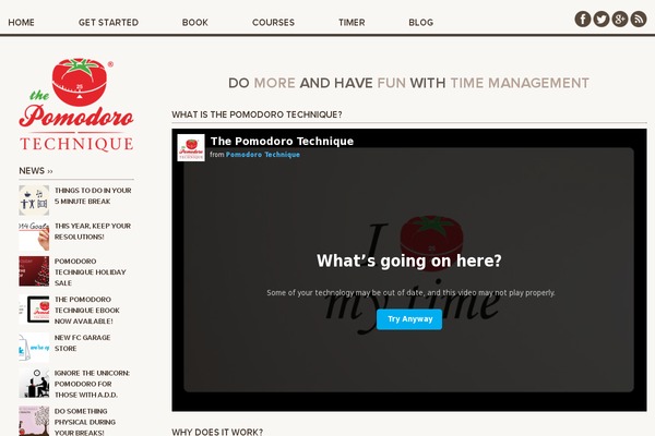 pomodoro theme websites examples