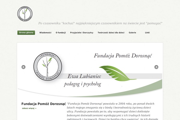 Cascadia theme site design template sample