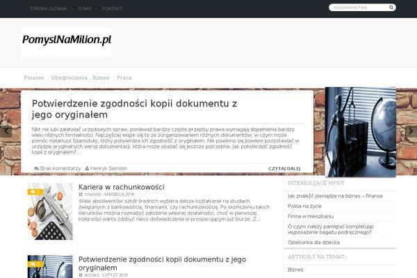 pomyslnamilion.pl site used spyglass