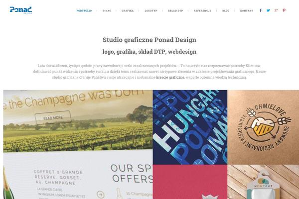 Hazel theme site design template sample