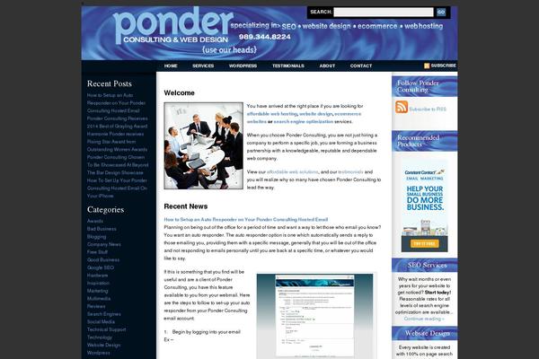 ponderconsulting.com site used Industrial-blue