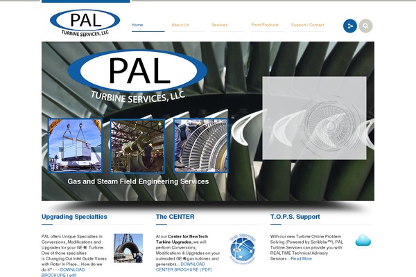 Industrial theme site design template sample